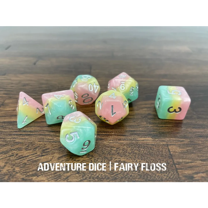 Adventure Dice 7-Piece RPG Dice Set: Creatures