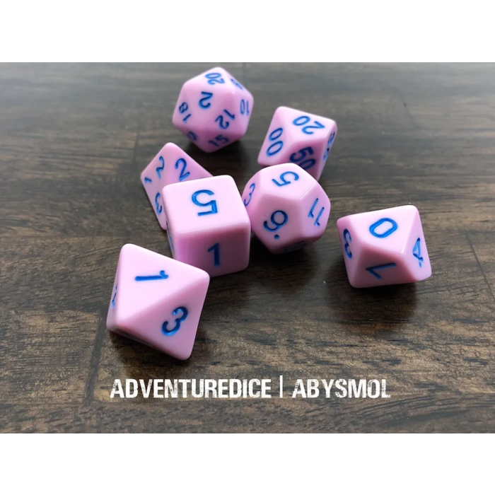 Adventure Dice 7-Piece RPG Dice Set: RPG Themed