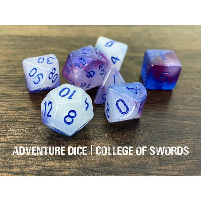 Adventure Dice 7-Piece RPG Dice Set: RPG Themed