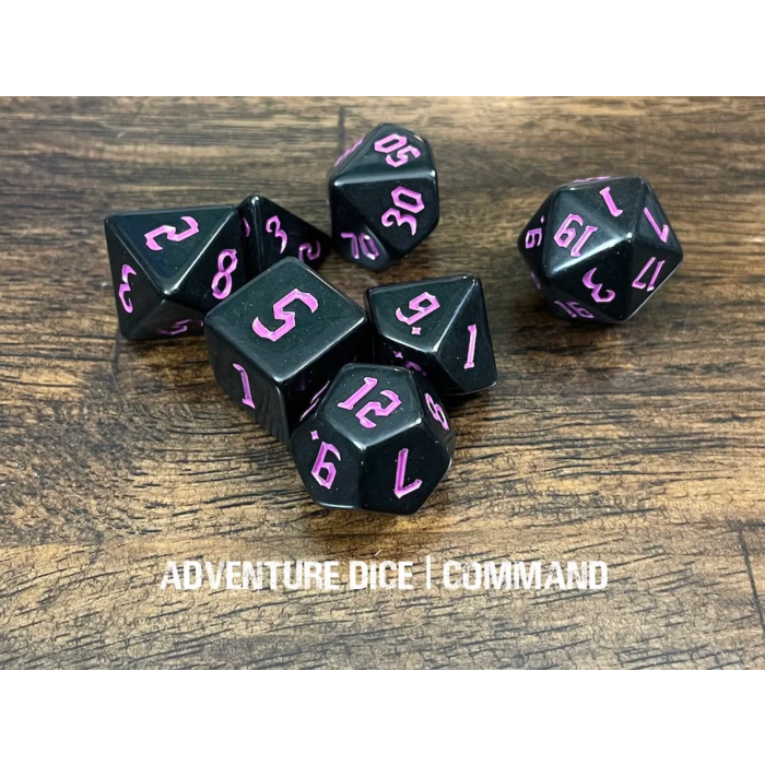 Adventure Dice 7-Piece RPG Dice Set: RPG Themed