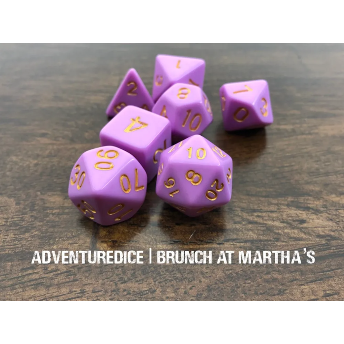 Adventure Dice 7-Piece RPG Dice Set: People Themed