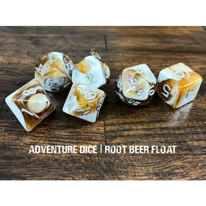 Adventure Dice 7-Piece RPG Dice Set: Food Themed