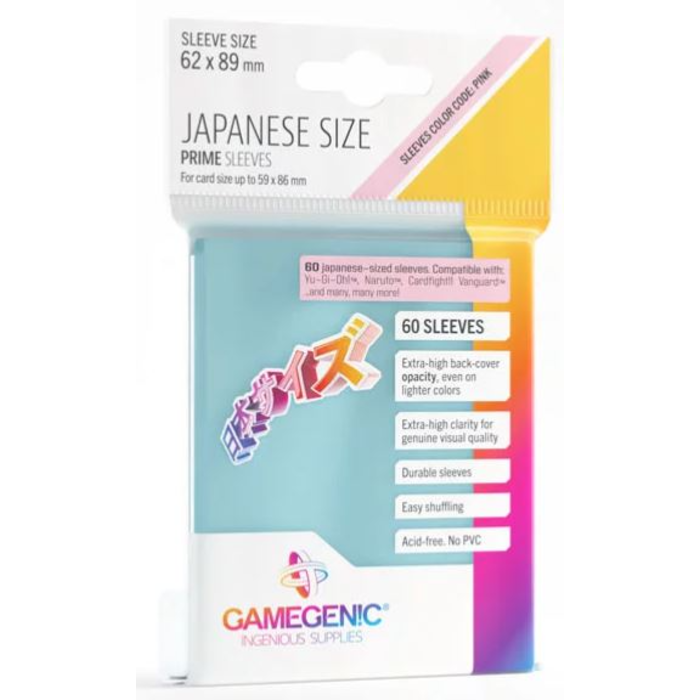 GameGenic Sleeves - 62x89mm GameGenic Prime - 60/pk (Japanese Sized)
