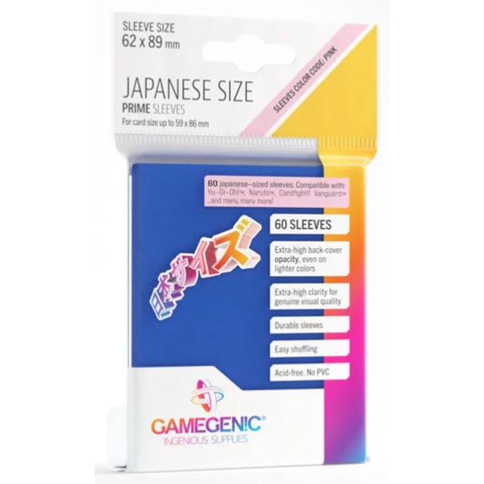 GameGenic Sleeves - 62x89mm GameGenic Prime - 60/pk (Japanese Sized)