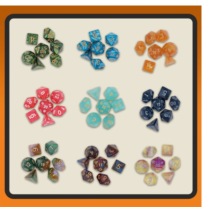 1985 Games Mystery Dice: 7-Piece Dice Set (1985 Games)