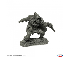 Reaper Miniatures Bones USA: Rogan, Half-Orc Thief