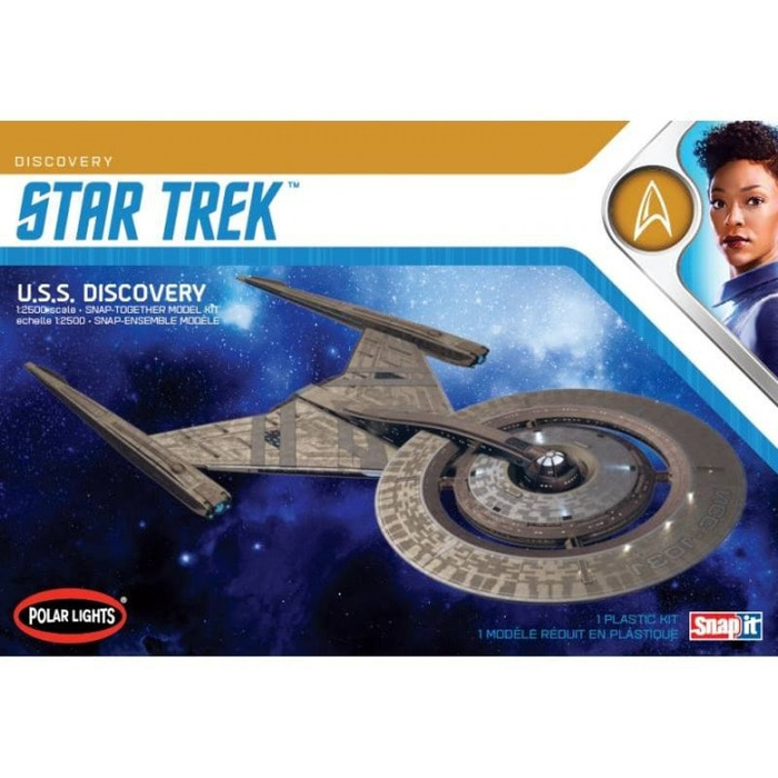Polar Lights Star Trek USS Discovery NCC-1031 Model Kit (1:2500 Scale)