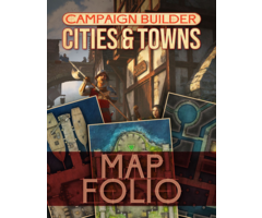 Kobold Press Campaign Builders: Cities and Towns Map Folio (5E Compatible)