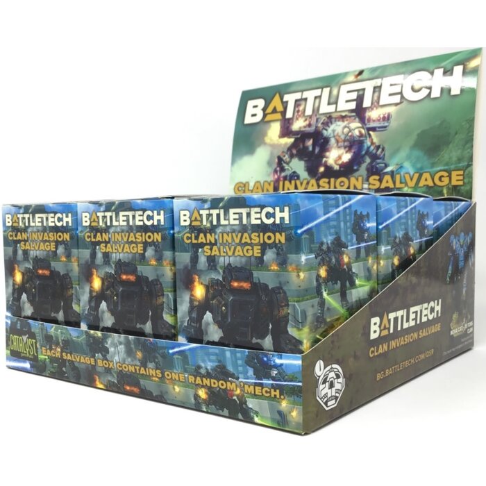 Catalyst Games Battletech: Clan Invasion Salvage Box