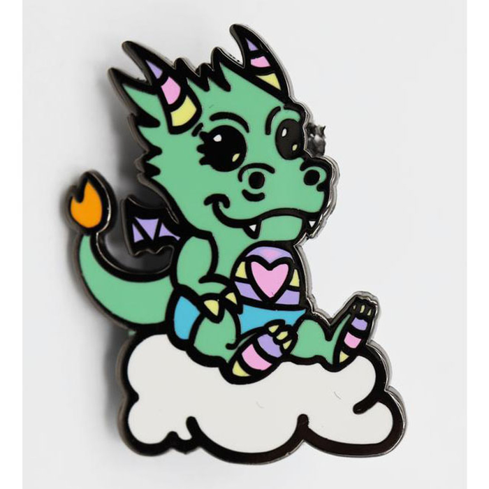 Foam Brain Games Enamel Pin - Baby Monster