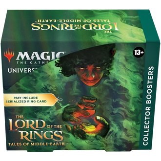 Wizards of the Coast **PRE-ORDER** Magic The Gathering TCG The Lord of the Rings: Tales of Middle-Earth Collector Booster Box Wizards of the Coast **PRE-ORDER** Magic The Gathering TCG The Lord of the Rings: Tales of Middle-Earth Collector Booster Box