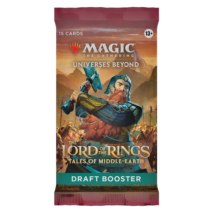 Wizards of the Coast Magic The Gathering TCG The Lord of the Rings: Tales of Middle-Earth Draft Booster Pack