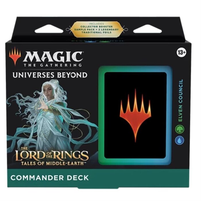 Wizards of the Coast Magic The Gathering TCG The Lord of the Rings: Tales of Middle-Earth Commander Decks (Set of 4)