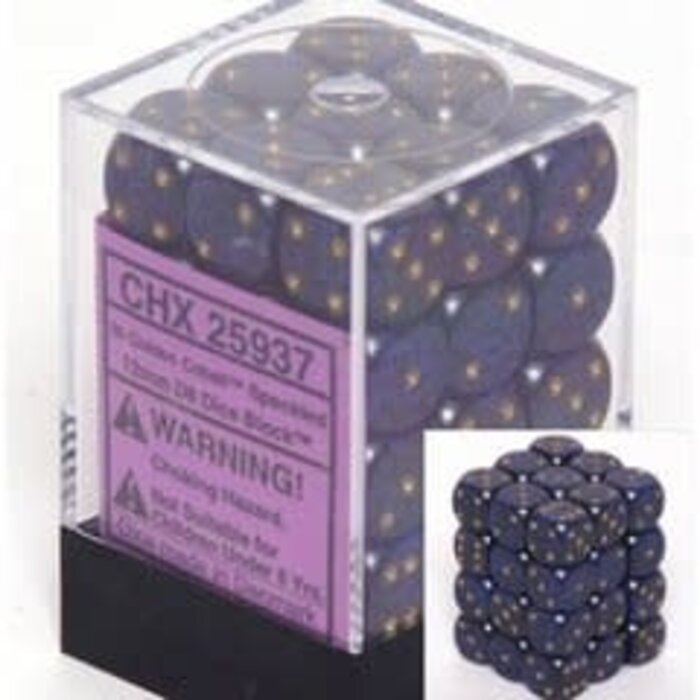 Chessex 36d6 Dice Block (12mm): Speckled Elementals (Assorted Colours)