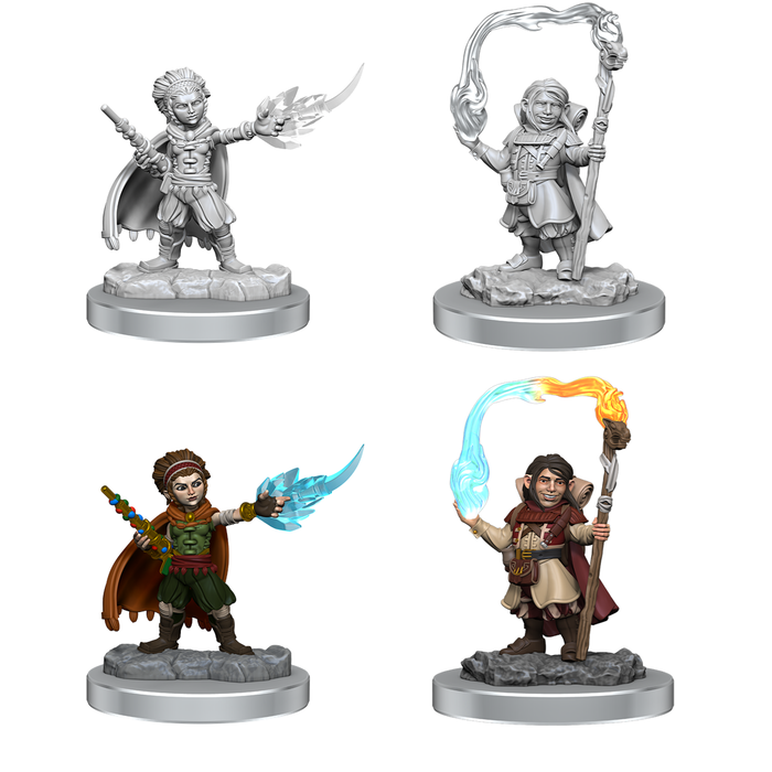 Wizkids/NECA LLC Nolzur's Marvelous Miniatures: Halfling Wizards