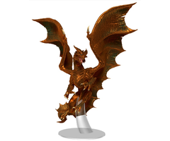 Wizkids/NECA LLC D&D Icons of the Realms: Adult Copper Dragon Premium Painted Miniature