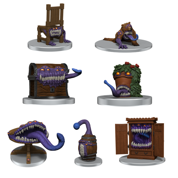 Wizkids/NECA LLC D&D Icons of the Realms: Mimic Colony Premium Painted Miniature Set