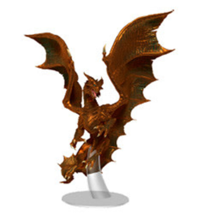 Wizkids/NECA LLC D&D Icons of the Realms: Adult Copper Dragon Premium Painted Miniature