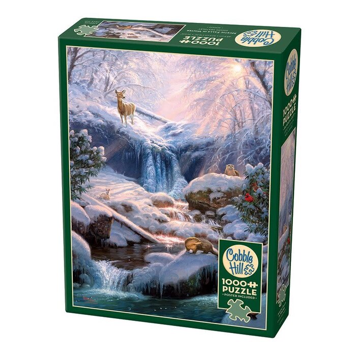 Cobble Hill Puzzles 1000 pcs - Mystic Falls in Winter