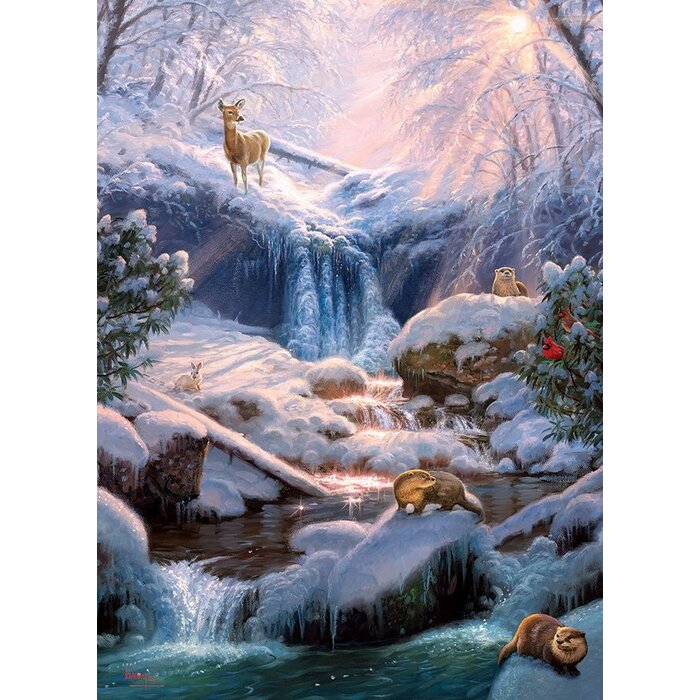 Cobble Hill Puzzles 1000 pcs - Mystic Falls in Winter