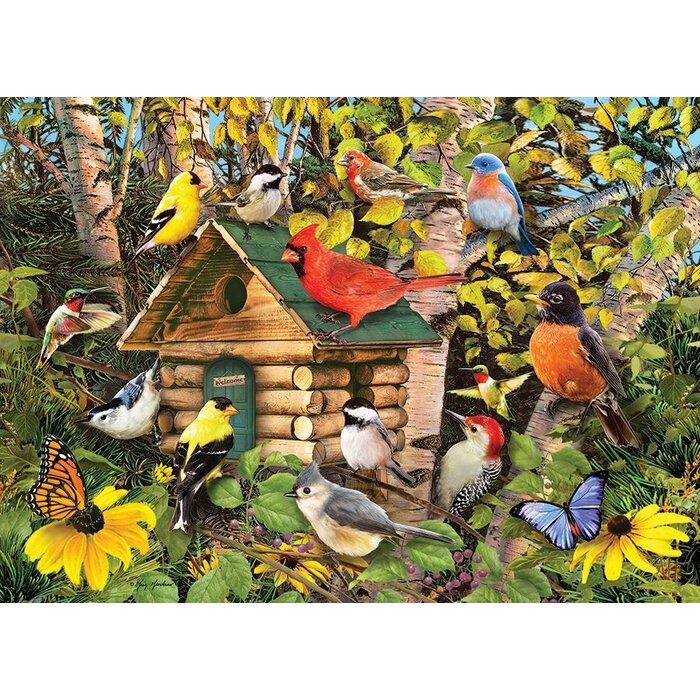 Cobble Hill Puzzles 1000 pcs - Bird Cabin