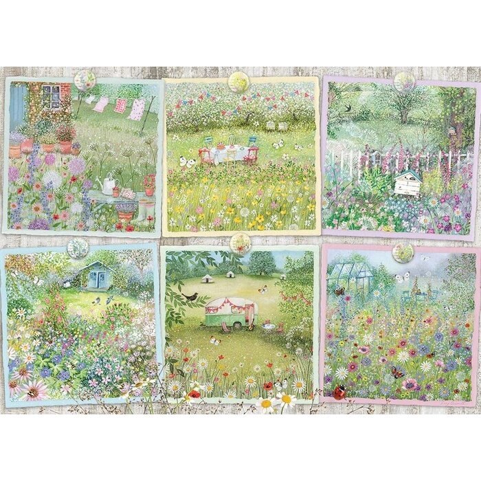 Cobble Hill Puzzles 1000 pcs - Cottage Gardens