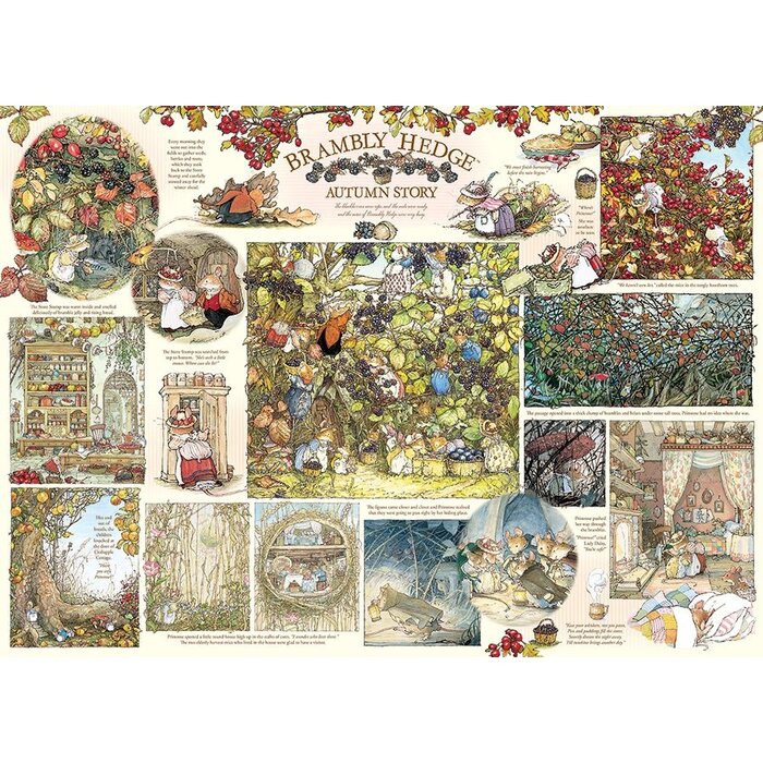 Cobble Hill Puzzles 1000 pcs - Brambly Hedge Autumn Story