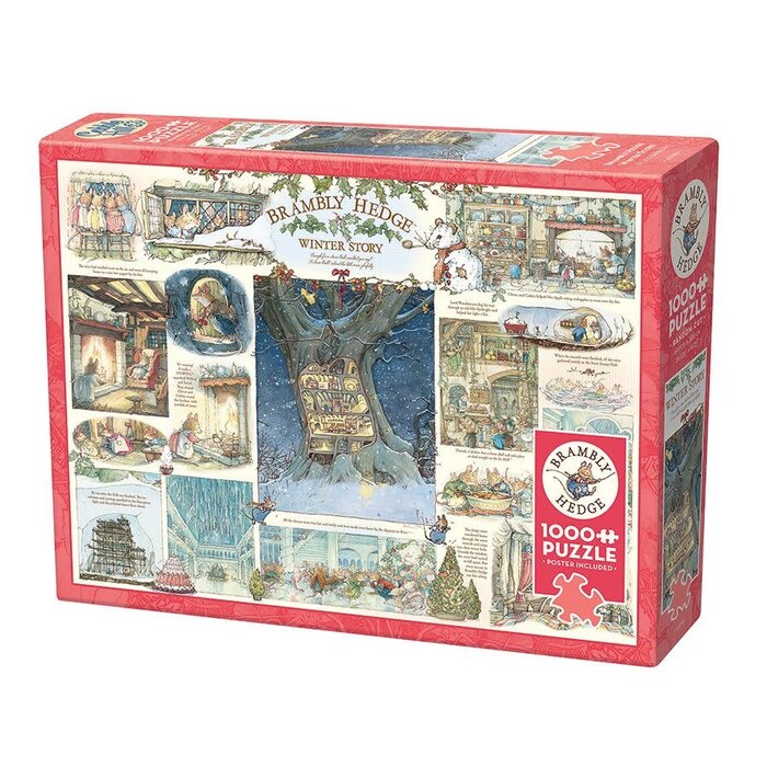 Cobble Hill Puzzles 1000 pcs - Brambly Hedge Winter Story