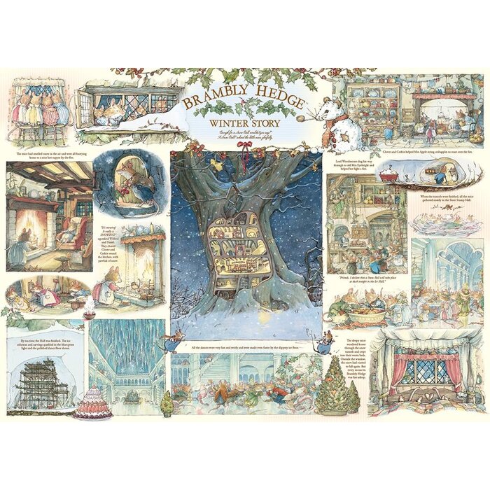 Cobble Hill Puzzles 1000 pcs - Brambly Hedge Winter Story