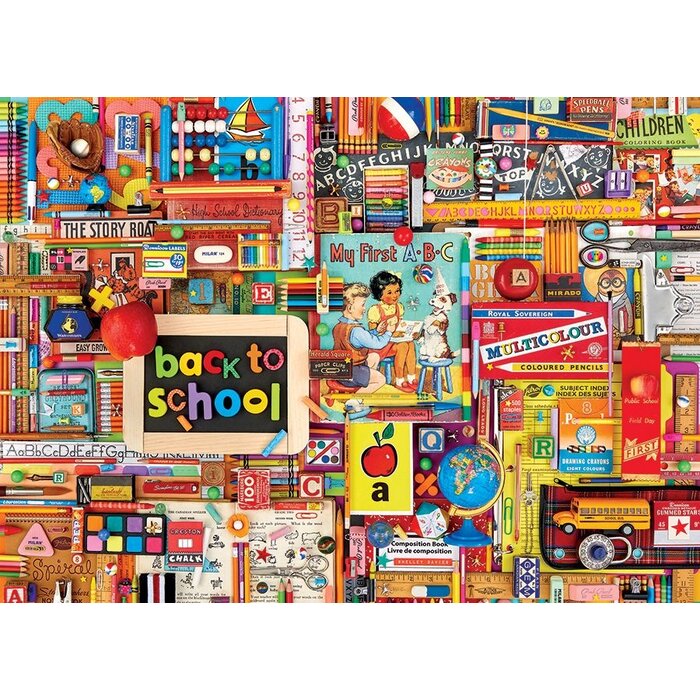Cobble Hill Puzzles 1000 pcs - Back to School