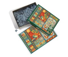 Cobble Hill Puzzles 1000 pcs - Scandi Chicken Quilt