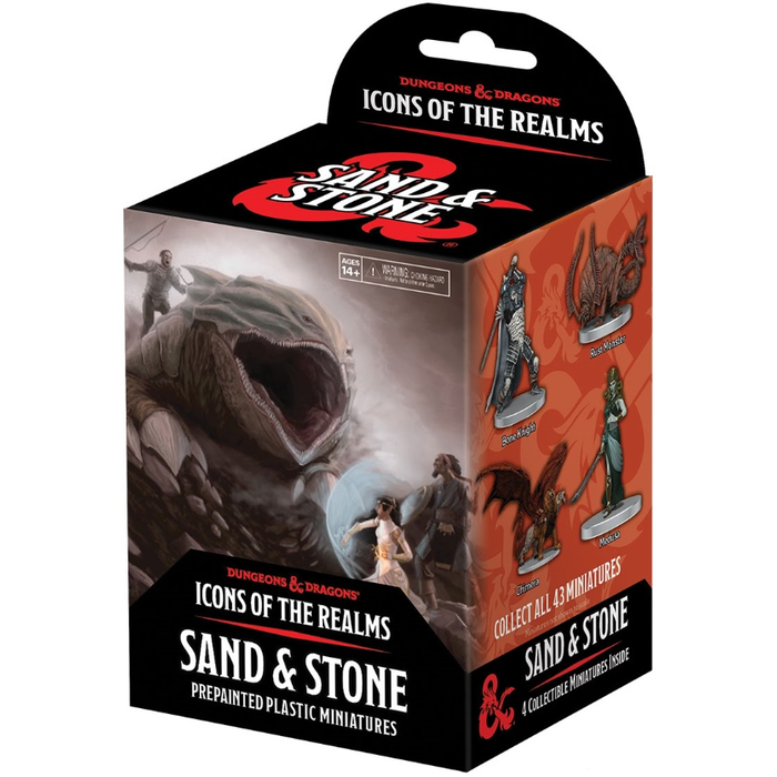 Wizkids/NECA LLC D&D Icons of the Realms: Miniature Booster - Sand & Stone