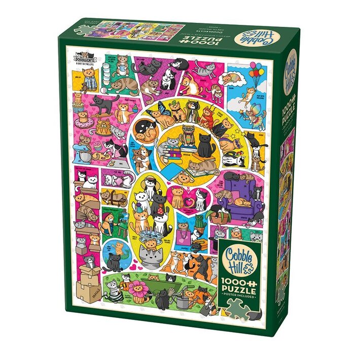 Cobble Hill Puzzles 1000 pcs - Doodlecats
