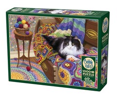 Cobble Hill Puzzles 1000 pcs - Comfy Cat
