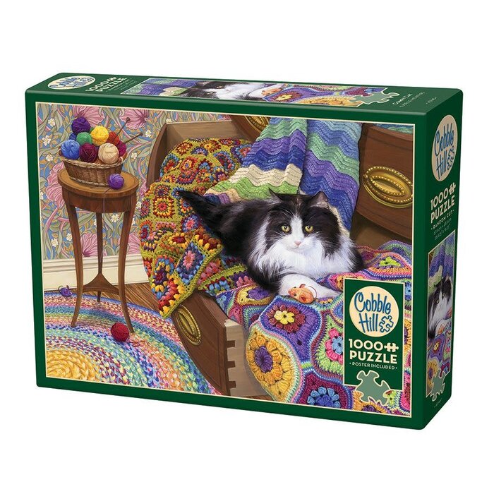 Cobble Hill Puzzles 1000 pcs - Comfy Cat