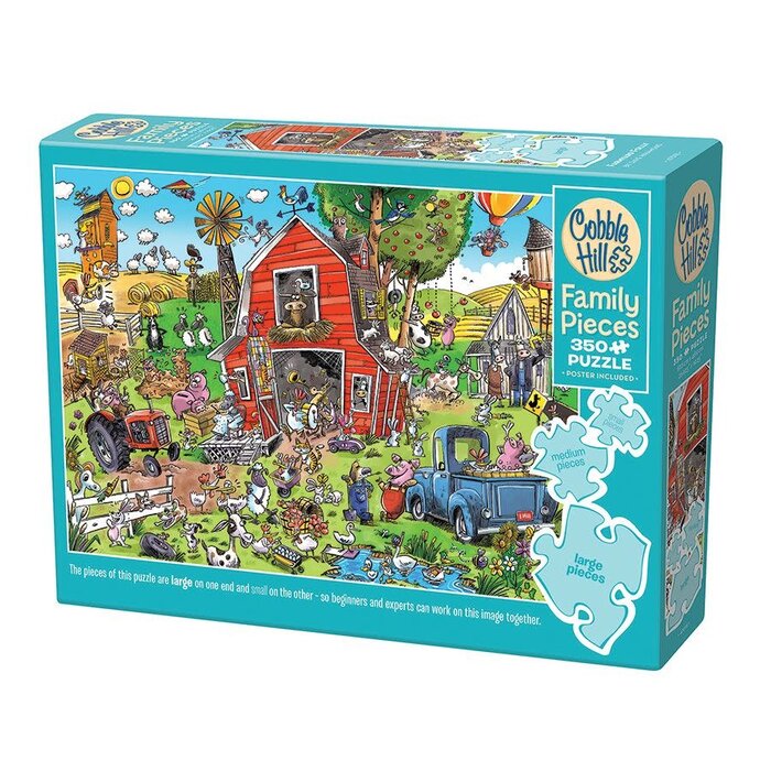 Cobble Hill Puzzles 350 pcs - Farmyard Folly (Family Puzzle)