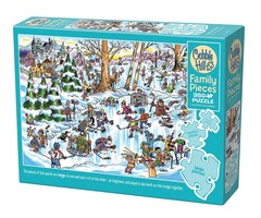 Cobble Hill Puzzles 350 pcs - Hockey Town (Family Puzzle)