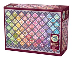 Cobble Hill Puzzles 2000 pcs - Four Square Quilt Blocks
