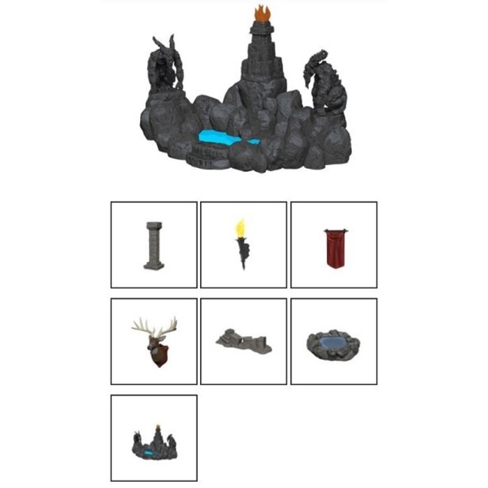 Wizkids/NECA LLC Pathfinder Deep Cuts Miniatures: Pools & Pillars Set