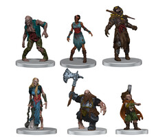 Wizkids/NECA LLC D&D Icons of the Realms: Undead Armies - Zombies Premium Painted Miniature Set