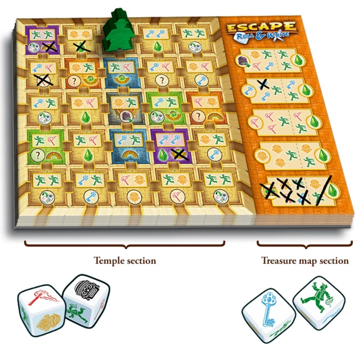 Queen Games Escape: Roll and Write