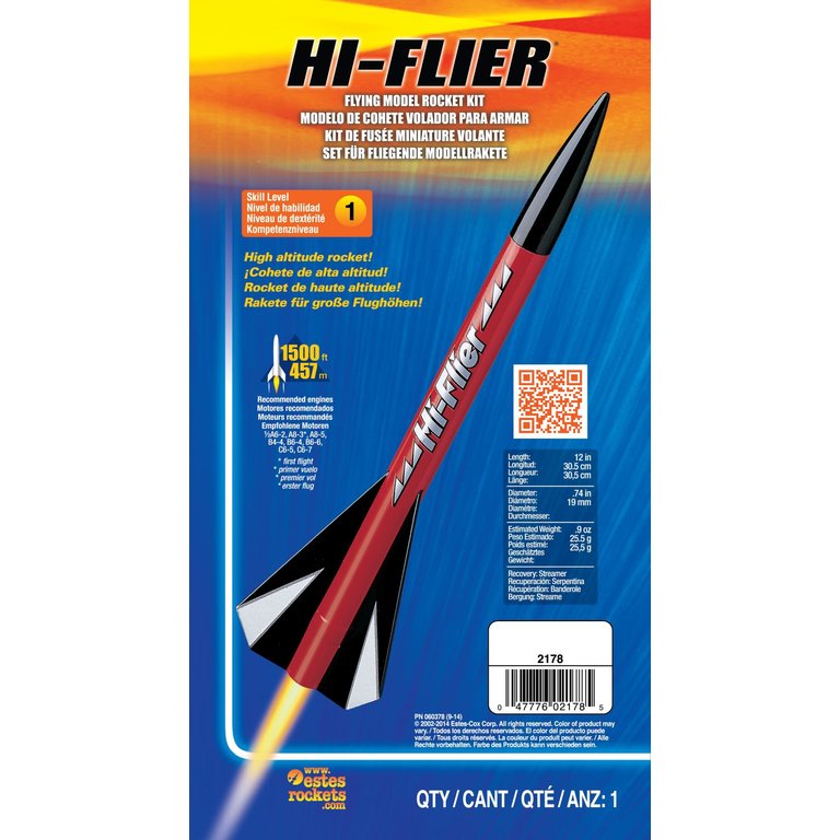 Estes HiFlier Model Rocket Boardgames.ca