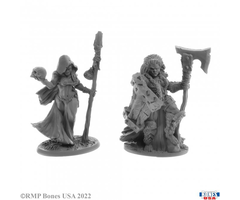 Reaper Miniatures Bones USA: Jade Fire Leaders (2)