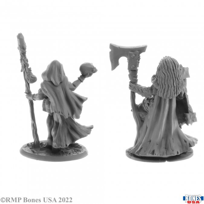 Reaper Miniatures Bones USA: Jade Fire Leaders (2)