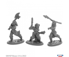 Reaper Miniatures Bones USA: Jade Fire Warriors (3)