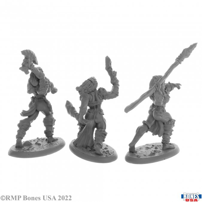 Reaper Miniatures Bones USA: Jade Fire Warriors (3)