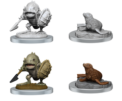 Wizkids/NECA LLC Nolzur's Marvelous Miniatures: Locathan & Seal