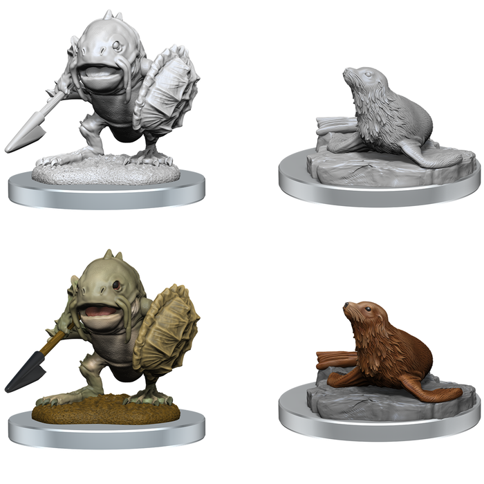 Wizkids/NECA LLC Nolzur's Marvelous Miniatures: Locathan & Seal