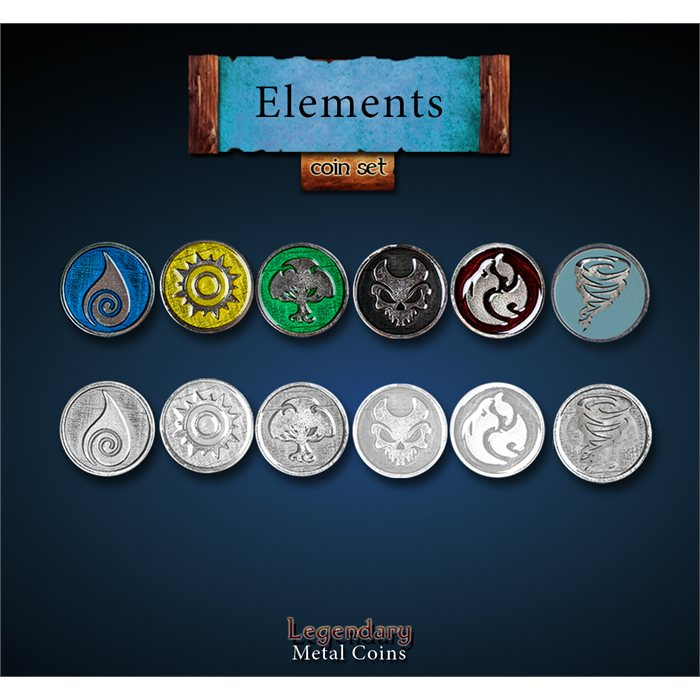 Drawlab Entertainment Legendary Metal Coins