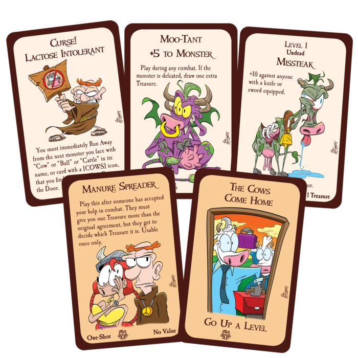 Steve Jackson Games Munchkin Original: Cows Mini Expansion